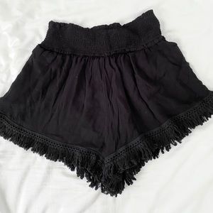 Free People Black shorts